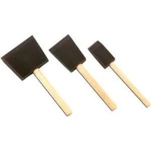Foam Poly Brush Econo Pk.1 Ea. 1in 2in 3in
