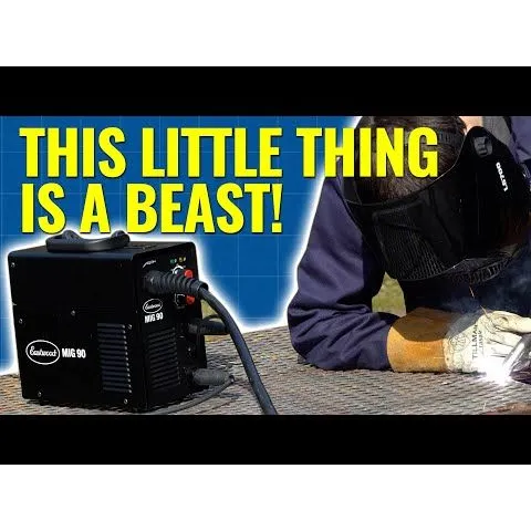 Eastwood 90 Amp MIG and Flux Welder – EASY Welding