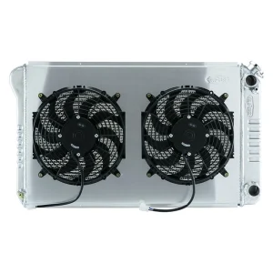 Cold Case 68-72 A-Body LS Swap Dual 12″ GMA546AK Radiator and Fan Kit - view 2