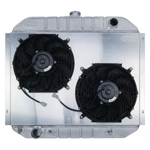 Cold Case 66-79 Ford Truck Dual 12″ FOT575AK Radiator and Fan Kit - view 2