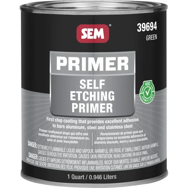 SEM Self Etching Primer – Green Quart Can 39694