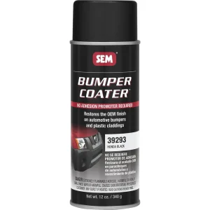 SEM Bumper Coater – Honda Black 16 oz Can with 12 oz Fill Aerosol Can 39293