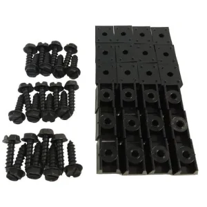 Crown Auto Black Fender Flare Hardware – 7109K