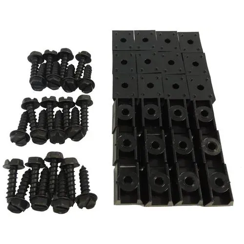 Crown Auto Black Fender Flare Hardware – 7109K