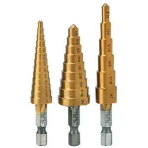 Titanium Step Drill Bit Set .125-.750in - view 4