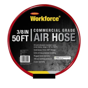 Legacy HWF3850RD2 Work-Force Air Hose 3/8″ Id X 50′, Red - view 3