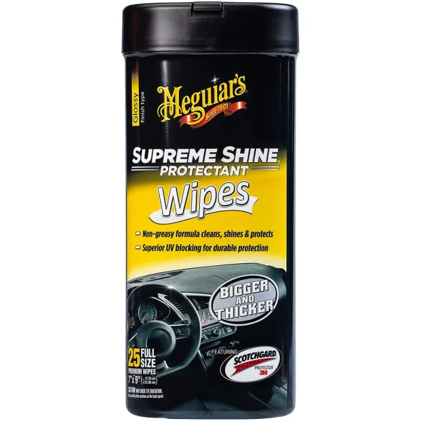 Meguiars G4000 Supreme Shine Protectant Wipes