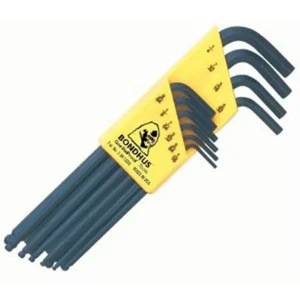 Bondhus 10938 10pc Set Balldriver L-Wrench 1/16-1/4″