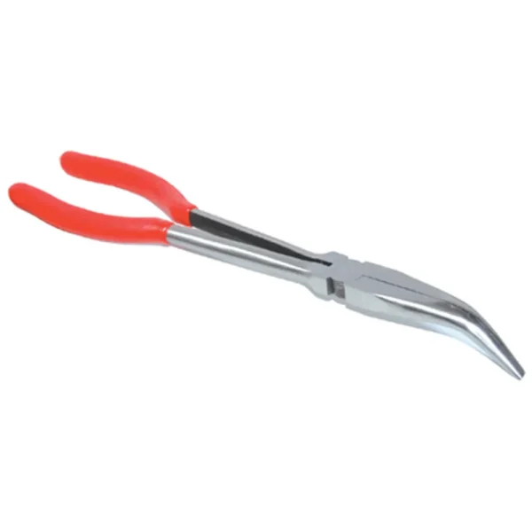 K Tool 51211 Needle Nose Pliers, 11″ Long, Bent Nose, 45 Degree Offset