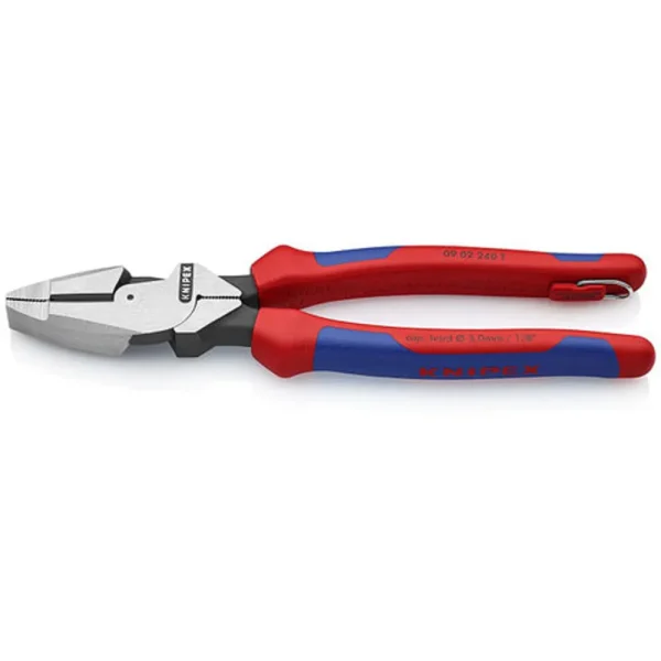 Knipex 1/4″ Ultra High Leverage Lineman’s Pliers-Tethered Attachment (0902240TBKA)