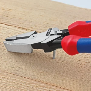 Knipex 1/4″ Ultra High Leverage Lineman’s Pliers-Tethered Attachment (0902240TBKA) - view 4