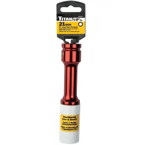 Titan Tools 21121 1/2 in. Drive x 21 mm XL Lug Nut Socket - view 3