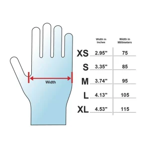 Night Angel 4 mil Nitrile Powder Free Exam Gloves, Black, Medium (NGL225) - view 4