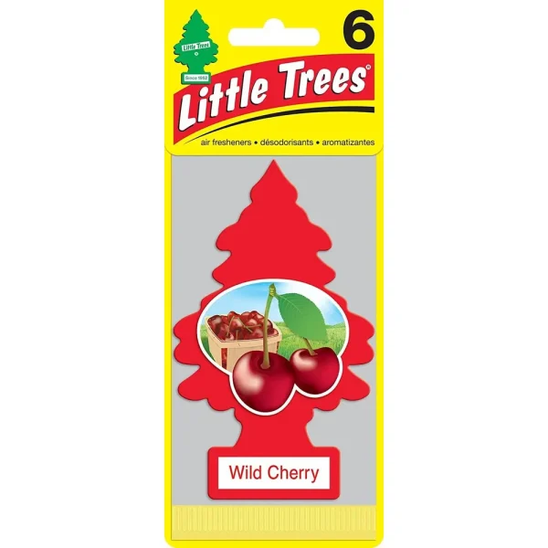 Little Trees Air Fresheners 6-Pack Wild Cherry