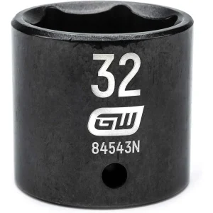 Gearwrench 84534N 1/2″ Drive 6 Point 22mm Standard Impact Socket
