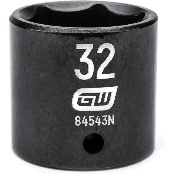 Gearwrench 84534N 1/2″ Drive 6 Point 22mm Standard Impact Socket