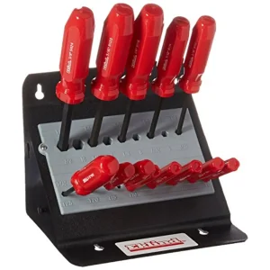 Eklind 90114 Ball-End Hex Screwdrivers w/Stand, 13 Piece