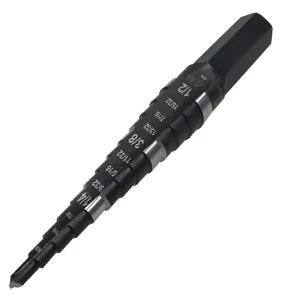Klein Tools KTSB01 High Speed Steel Fast Starting #1 Step Drill Bit 1/8 – 1/2 in - view 2