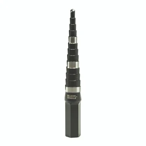 Klein Tools KTSB01 High Speed Steel Fast Starting #1 Step Drill Bit 1/8 – 1/2 in - view 3