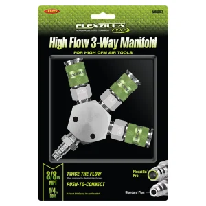 Flexzilla 3-Way Manifold, 1/4 in. NPT (A86666FZ) - view 2