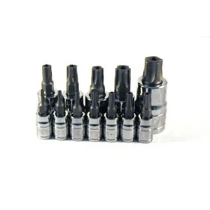 ATD Tools 13778 5-lobe Tamper-resistant Star Plus Bit Socket Set, 12 pc.