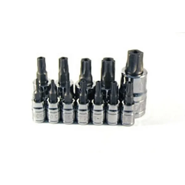 ATD Tools 13778 5-lobe Tamper-resistant Star Plus Bit Socket Set, 12 pc.