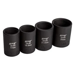 Performance Tool M990 4 pc Metric Lug Nut Removal Socket Set