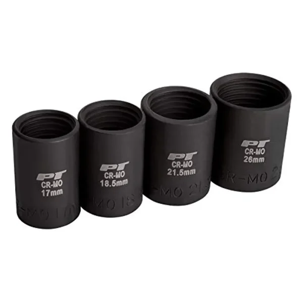Performance Tool M990 4 pc Metric Lug Nut Removal Socket Set