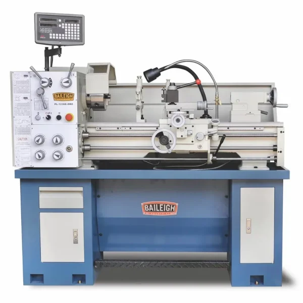 Baileigh 220V 1 Phase Lathe with 12″ Swing and 36″ Length Digital Readout (1006617)