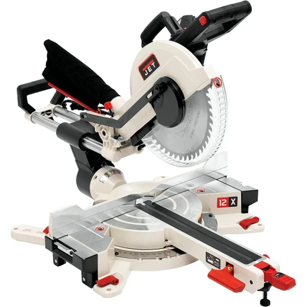 Jet JMS-12X 1PH 115V 12″ Dual Bevel Miter Saw (707212)