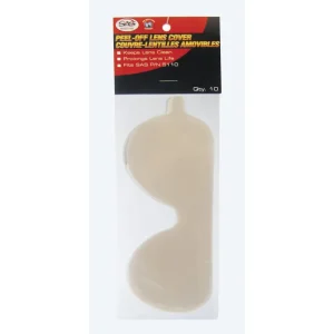 SAS Safety 5111 Peel-Off Lens Covers for Overspray Goggles 5110, 10-Pack