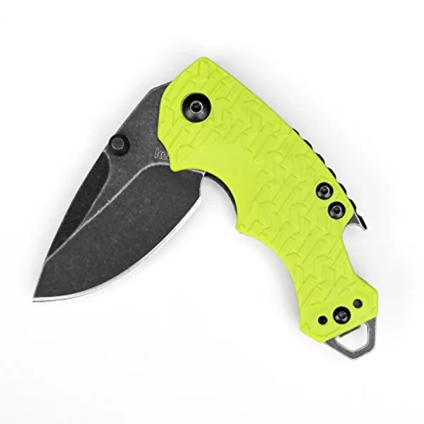 Kershaw 8700LIMEBW Shuffle Lime Green, 2.4″ 8Cr13MoV SS, Blackwash Plain Blade