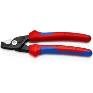 Knipex Cable Shears with StepCut Edges, Multi-Component, 6.3″ (9512160SBA)