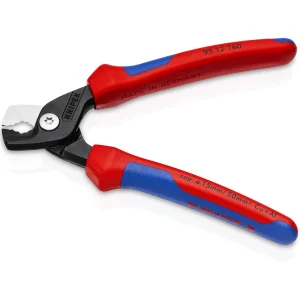 Knipex Cable Shears with StepCut Edges, Multi-Component, 6.3″ (9512160SBA) - view 3