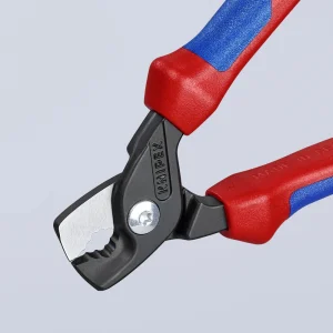 Knipex Cable Shears with StepCut Edges, Multi-Component, 6.3″ (9512160SBA) - view 4
