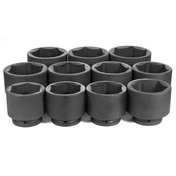 Grey Pneumatic 1″ Dr. Metric 6pt Standard Imp. Socket Set 11pc (9011M)