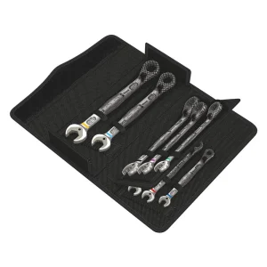 Wera 05020093001 Joker Set of Ratcheting Combination Wrenches, Imperial, 8 Pcs