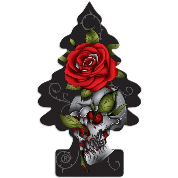 Little Trees U6P-67308 Air Car Freshener Traditional Rose Thorn, 6-Pack