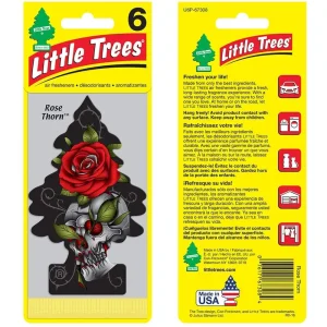 Little Trees U6P-67308 Air Car Freshener Traditional Rose Thorn, 6-Pack - view 2