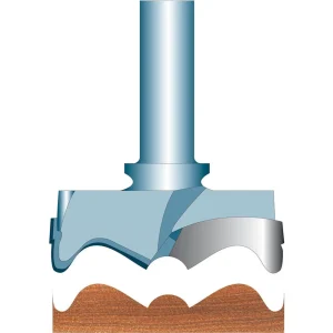 Shop Fox 2-1/8″ Diameter Carbide Tipped Rosette Cutter 1/2″ Shank Variable Speed (DC1774) - view 2