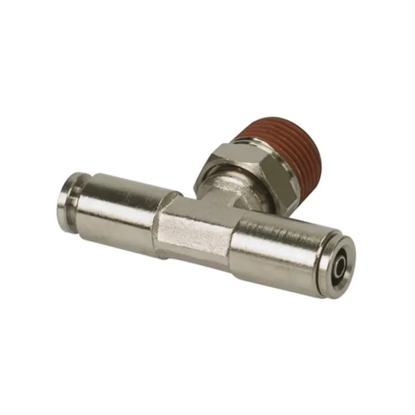 VIAIR 3/8 NPT Male to 3/8 Swivel T-Fitting 4 Piece Set DOT Approved (13820)