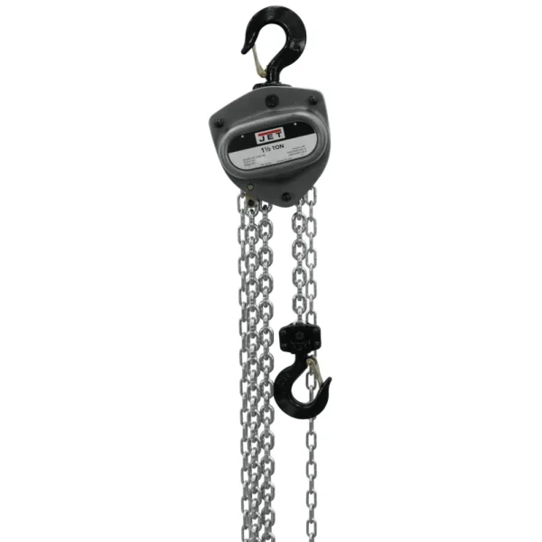 Jet L-100-150WO-15 1.5T Hoist 15′ Lift & Overload Protection (201115)