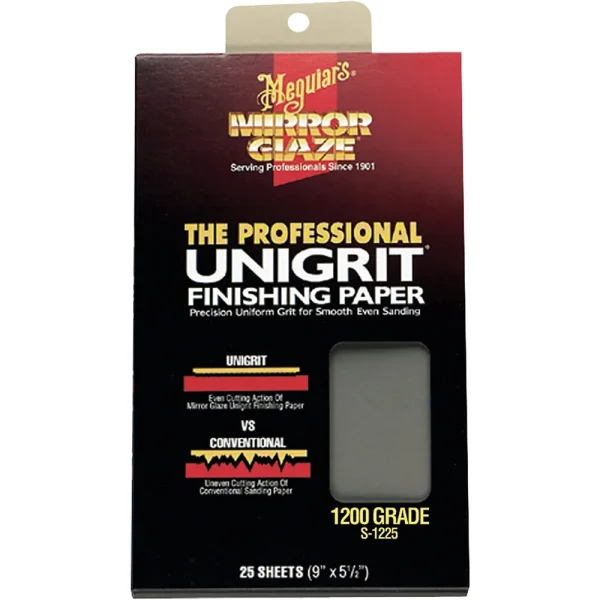 Meguiars S1225 Sanding Paper-1200 Grit – 25 Sheets