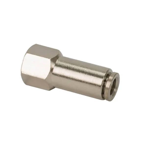 VIAIR 1/8″ NPT Female to 1/8″ Airline Straight Brass Fittings 10-Pack (11878-BP)