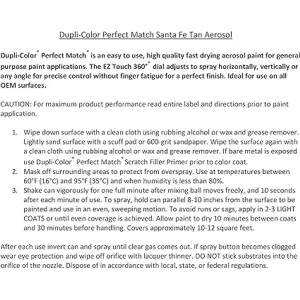 Dupli-Color 8 oz. GM Santa Fe Tan Automotive Paint (BGM0545) - view 3