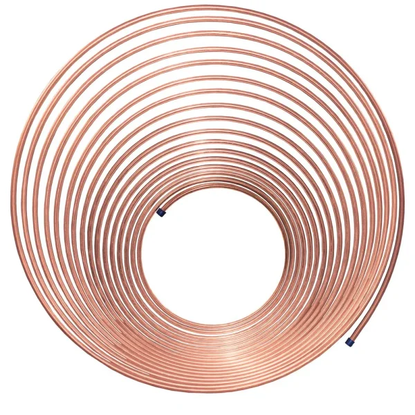 AGS Company CNC-450 Nickel Copper Brake Line Tubing Coil, 1/4″ x 50′ (450)
