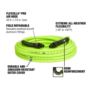 Flexzilla Pro Air Hose 1/4″ x 50′ Hybrid Polymer (HFZP1450YW2) - view 2