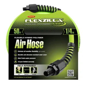 Flexzilla Pro Air Hose 1/4″ x 50′ Hybrid Polymer (HFZP1450YW2) - view 3