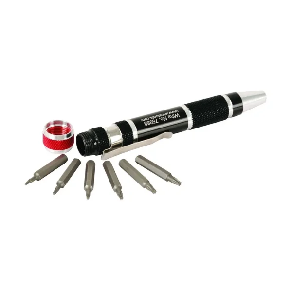 Wiha 7-Piece Torx Micro Bit Screwdriver Set with Pen Handle (75985)