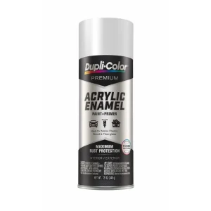 Dupli-Color 12oz Flat White Acrylic Enamel Spray Paint (PAE111)